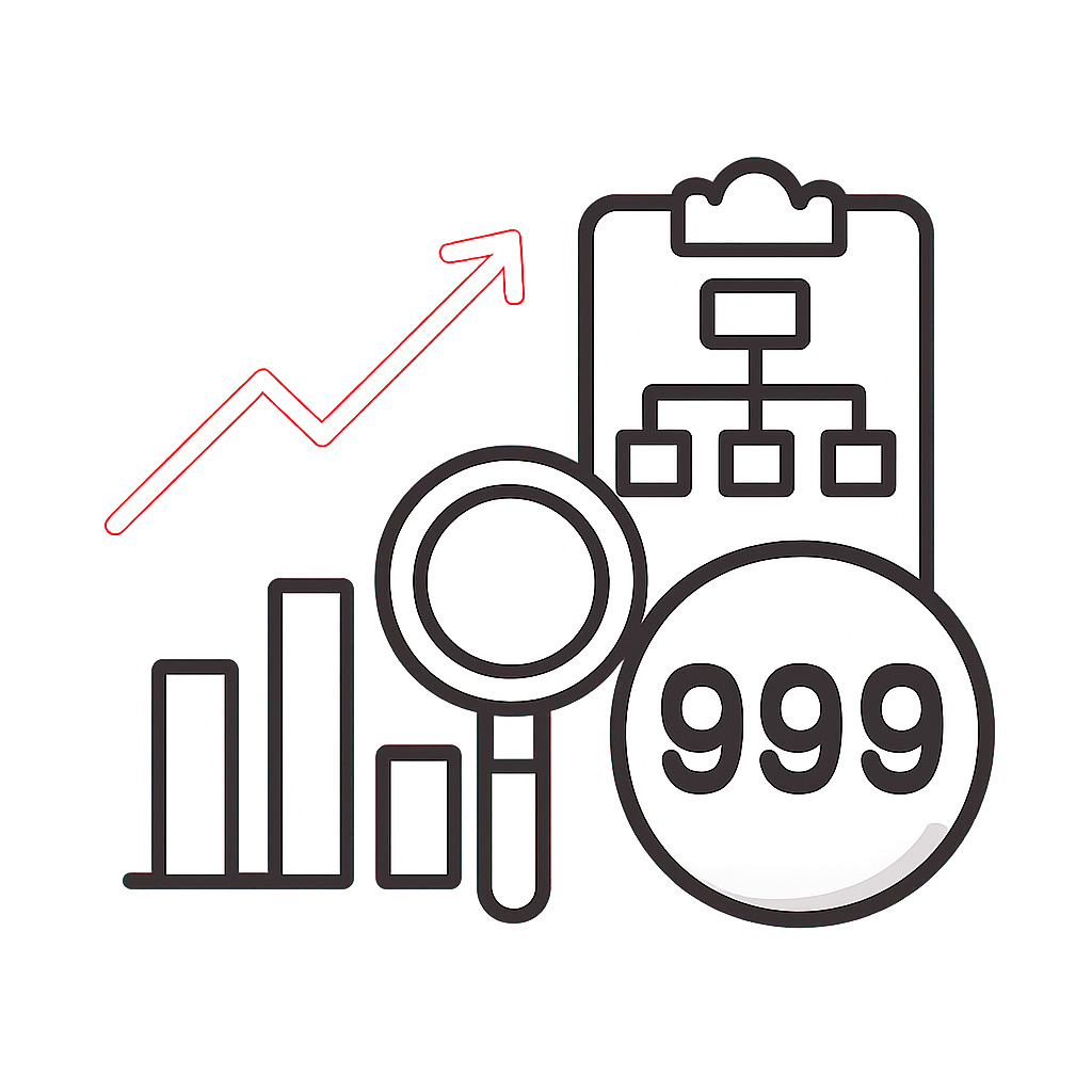 An educational illustration detailing the rules of 999 Lottery.
