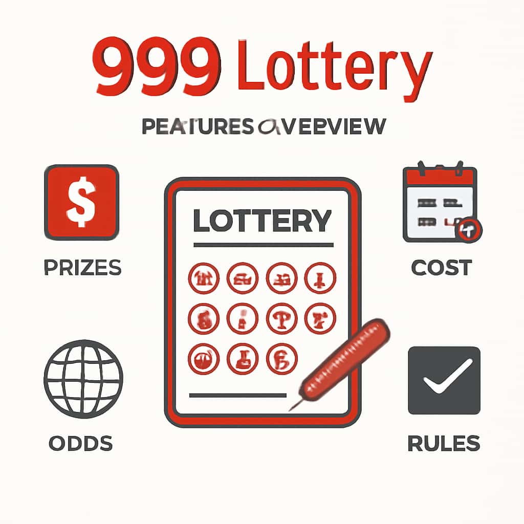 Diagram illustrating the features of the 999 Lottery.