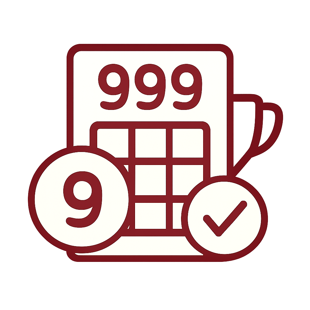 An icon symbolizing responsible gaming support for 999 Lottery.