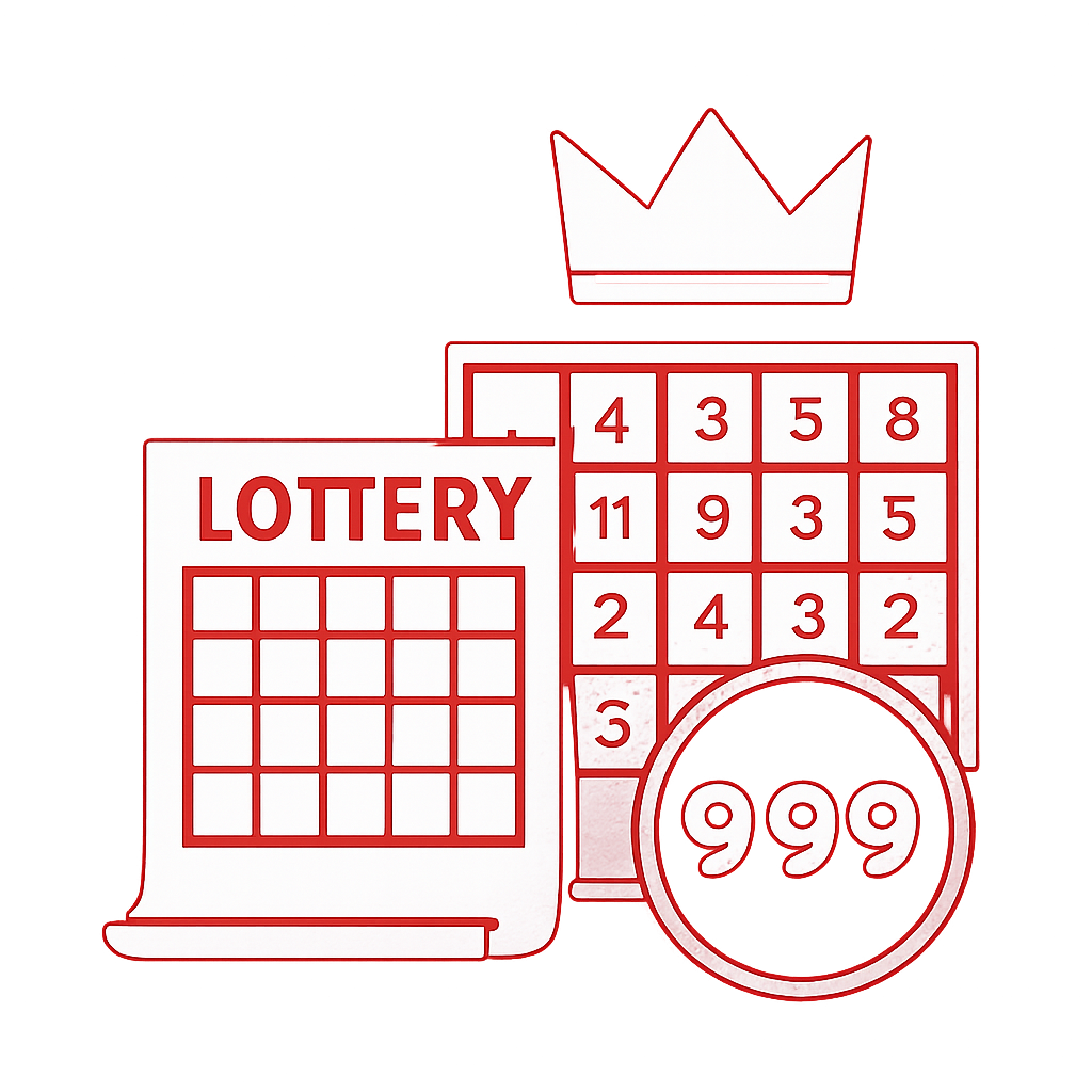 Illustration detailing the steps to join the 999 Lottery.