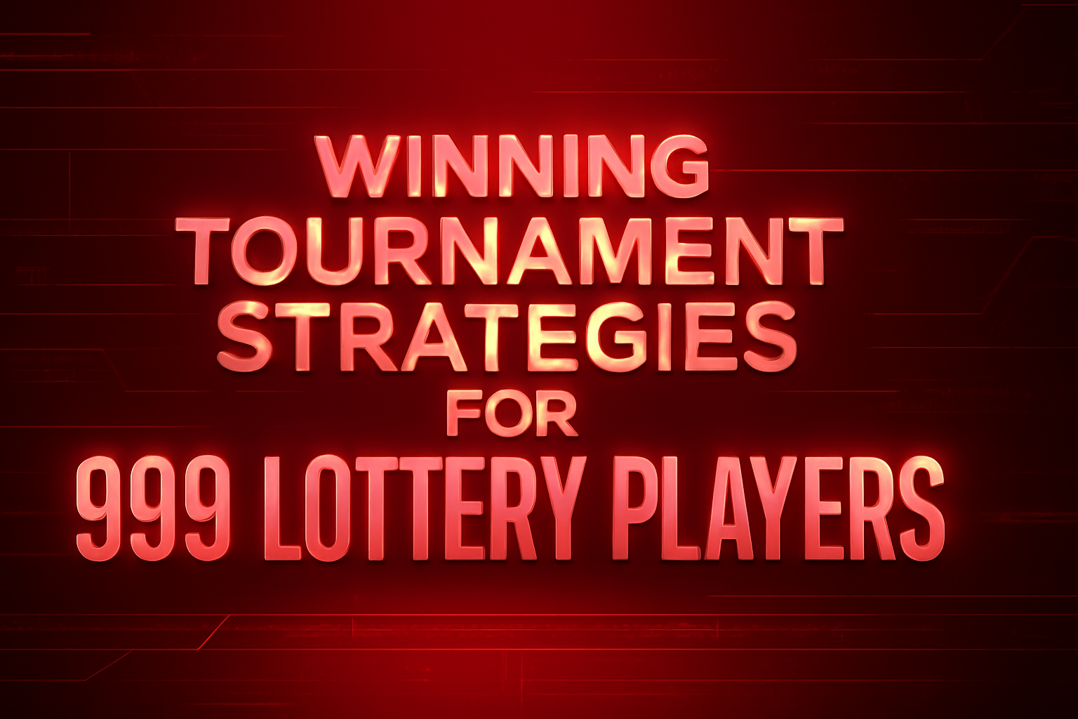 Informative visual representation of safe betting tips for 999 Lottery.