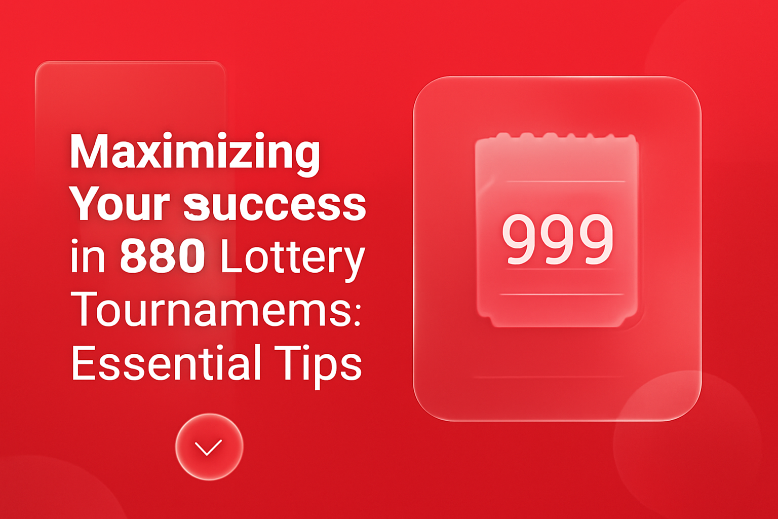 An informative scene illustrating security measures related to the 999 Lottery.