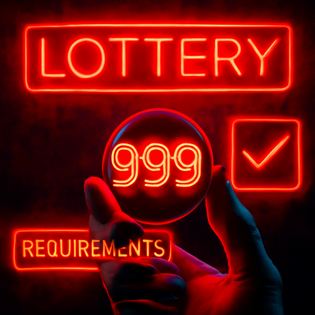 Illustration detailing the 999 Lottery Login process.
