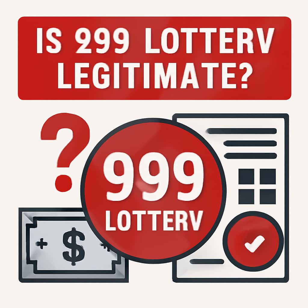 An educational diagram related to the legitimacy of 999 Lottery.