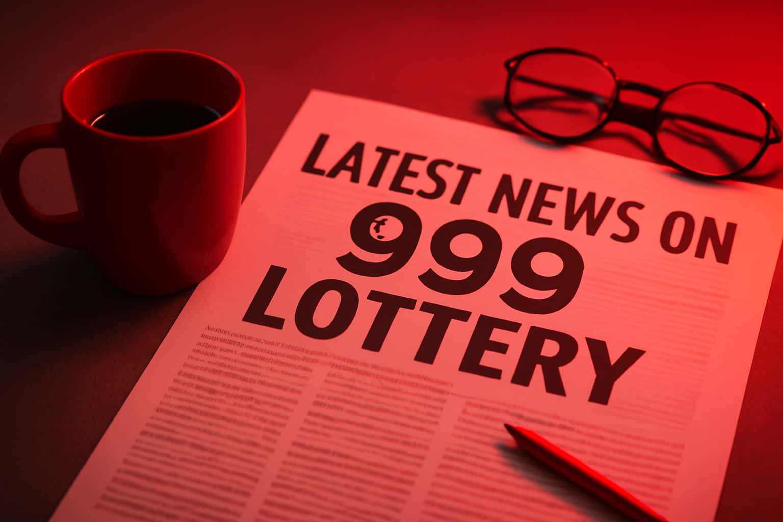 Visual representation of updates related to the 999 Lottery.