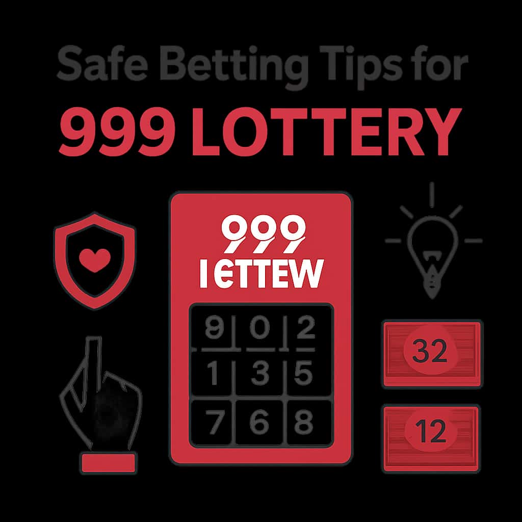 Illustration of key components of safe betting tips for 999 Lottery.