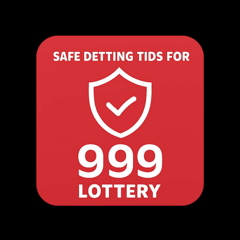 Icon representing safe betting tips for 999 Lottery.