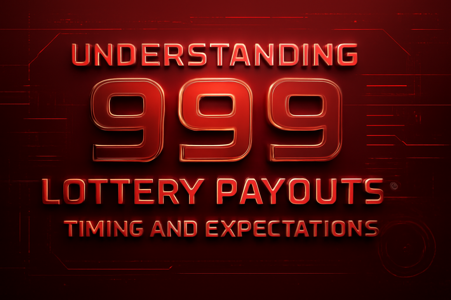 Informational scene depicting the process to join the 999 Lottery.