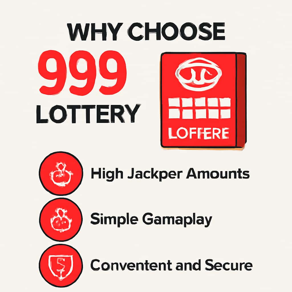 Illustrative guide of 999 Lottery features.